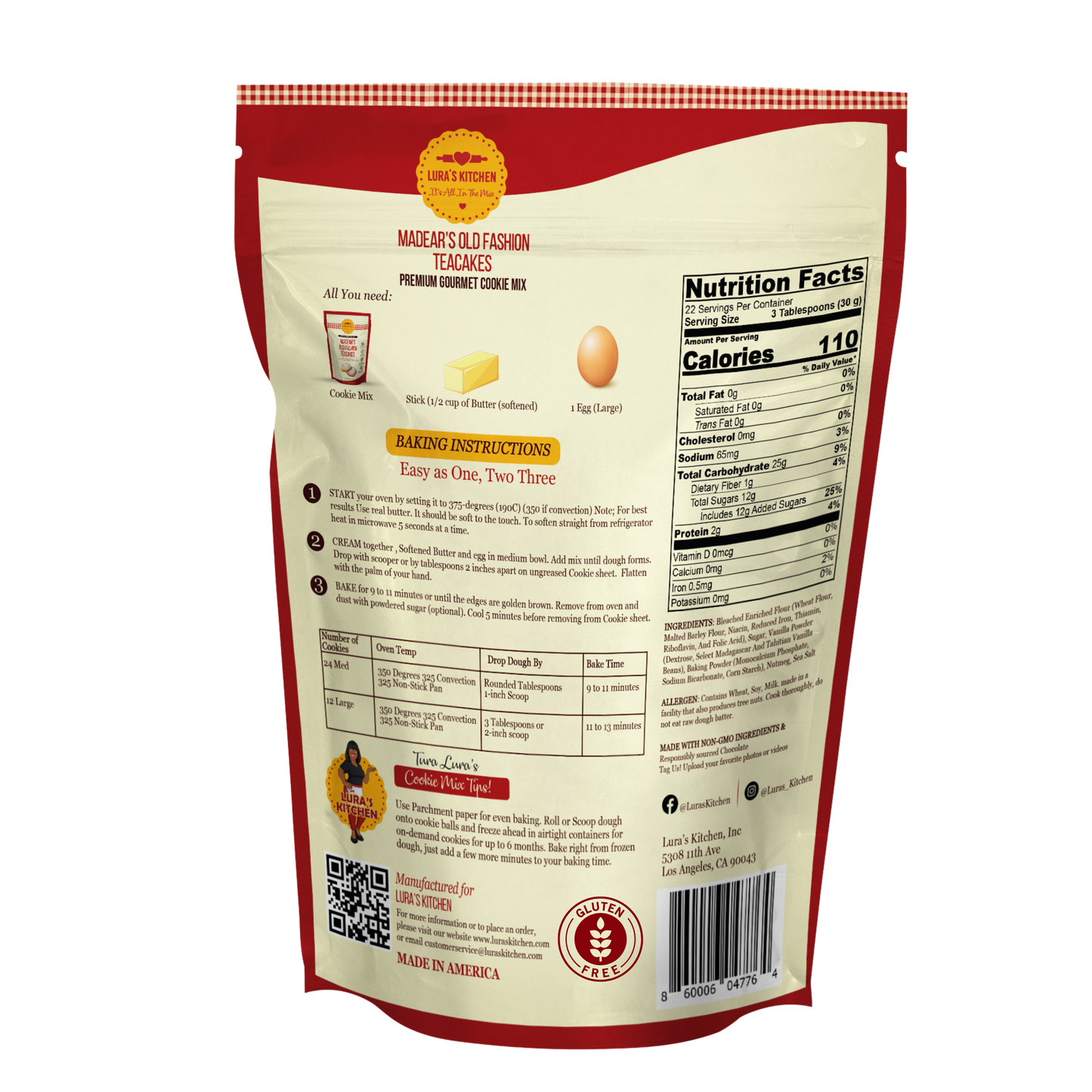 Madear's Gluten-Free Old Fashion Southern Teacake