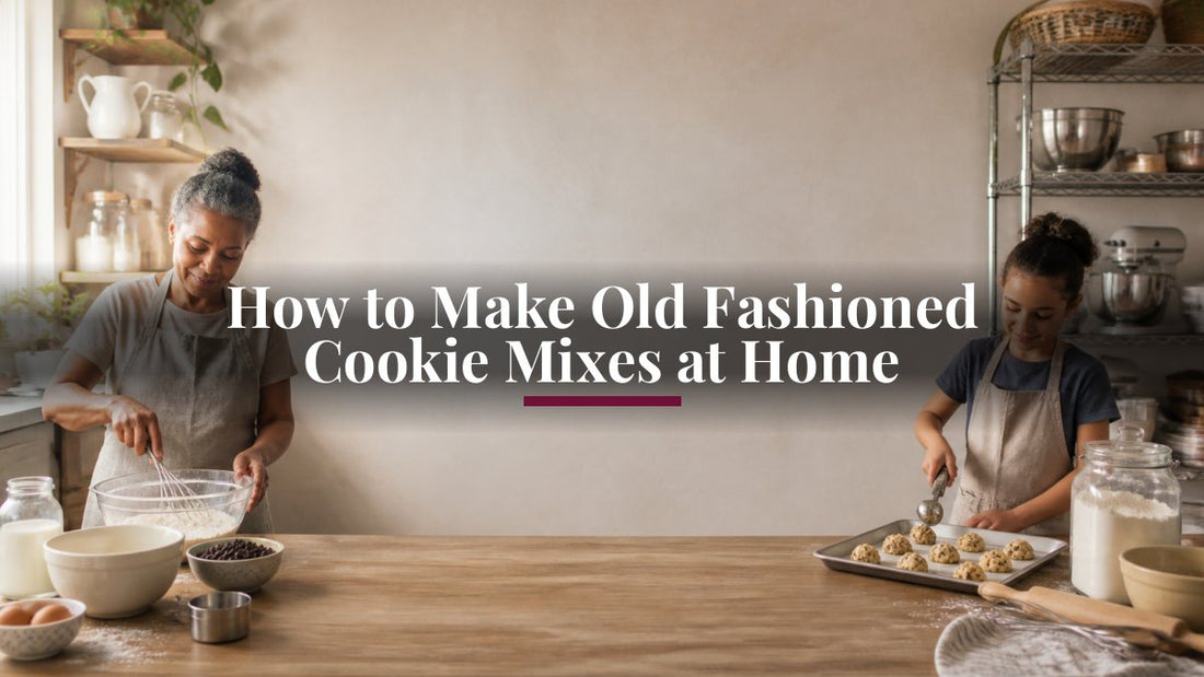 How to Make Old Fashioned Cookie Mixes at Home