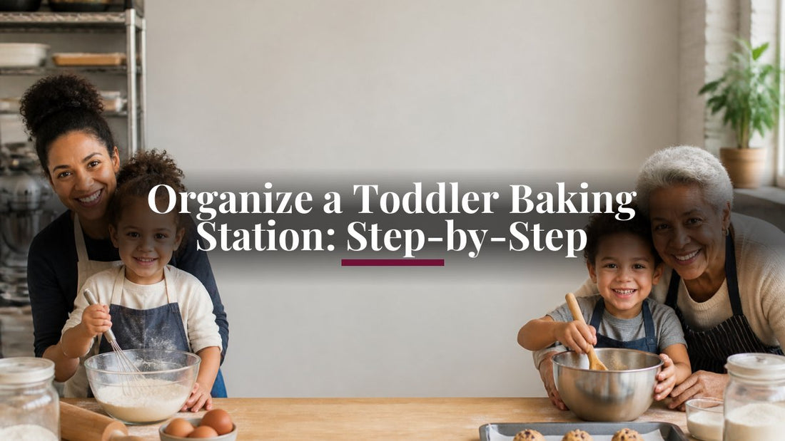 Organize a Toddler Baking Station: Step-by-Step
