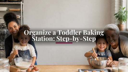 Organize a Toddler Baking Station: Step-by-Step