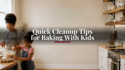 Quick Cleanup Tips for Baking With Kids