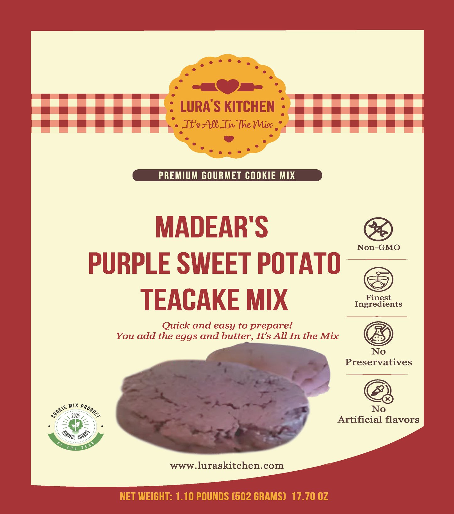 Madear's Purple Sweet Potato Teacake Mix